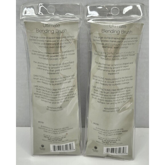 E.L.F. Ultimate Blending Brush 84034 Lot Of 2 NIP Large Dome Shaped - Picture 2 of 4